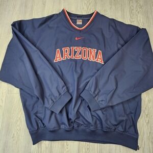 Arizona Wildcats Jacket Mens XL NCAA Basketball Nike Pullover Vintage Team 90s